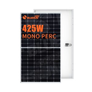 BLUESUN   425W Full Black  PV modul BSM425G12-54HPH  Solarni paneli su izuzetno izdržljivi. Temperature od -40° do 85° ne predstavljaju problem za panele. Zbog čvrstog okvira i dobre izolacije, voda i prašina ne mogu prodrijeti.